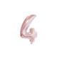 Large Foil Number Air-fill and Helium Balloons (0-9) - Rose Gold